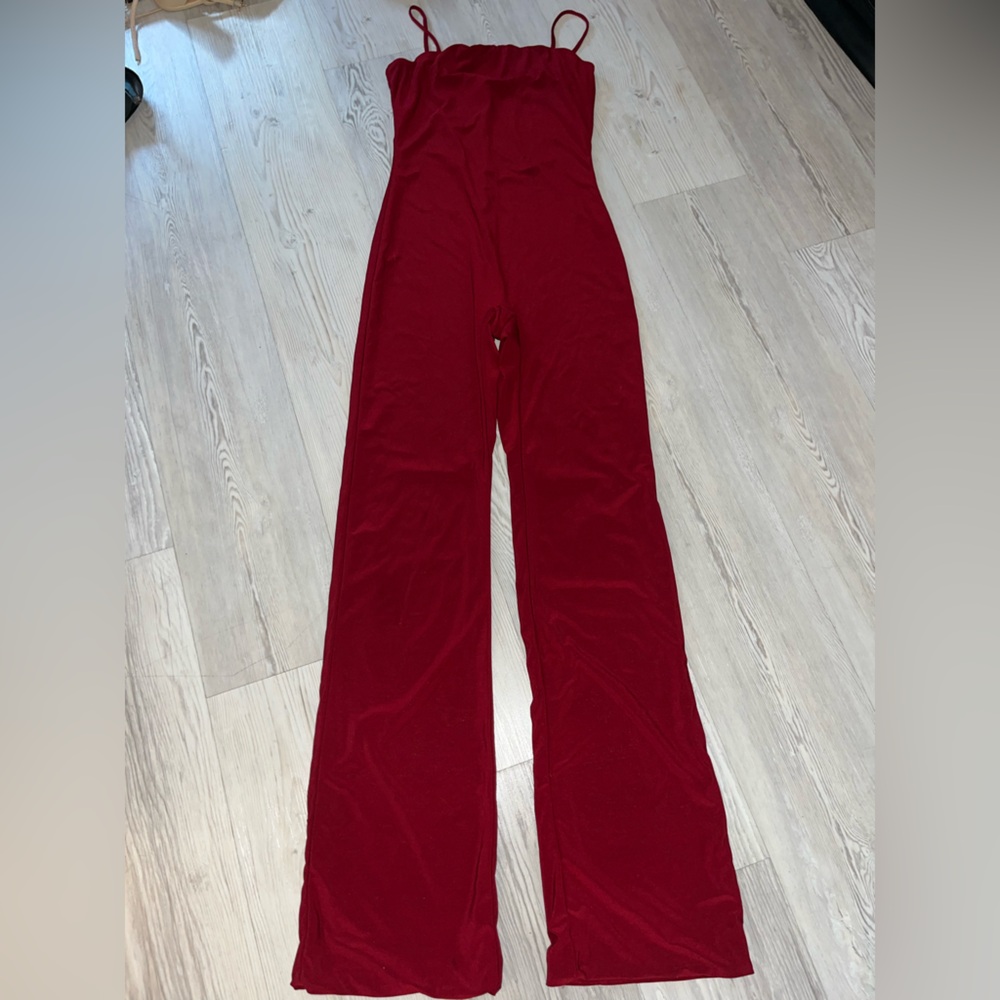 Fashion nova Women's Red Jumpsuit